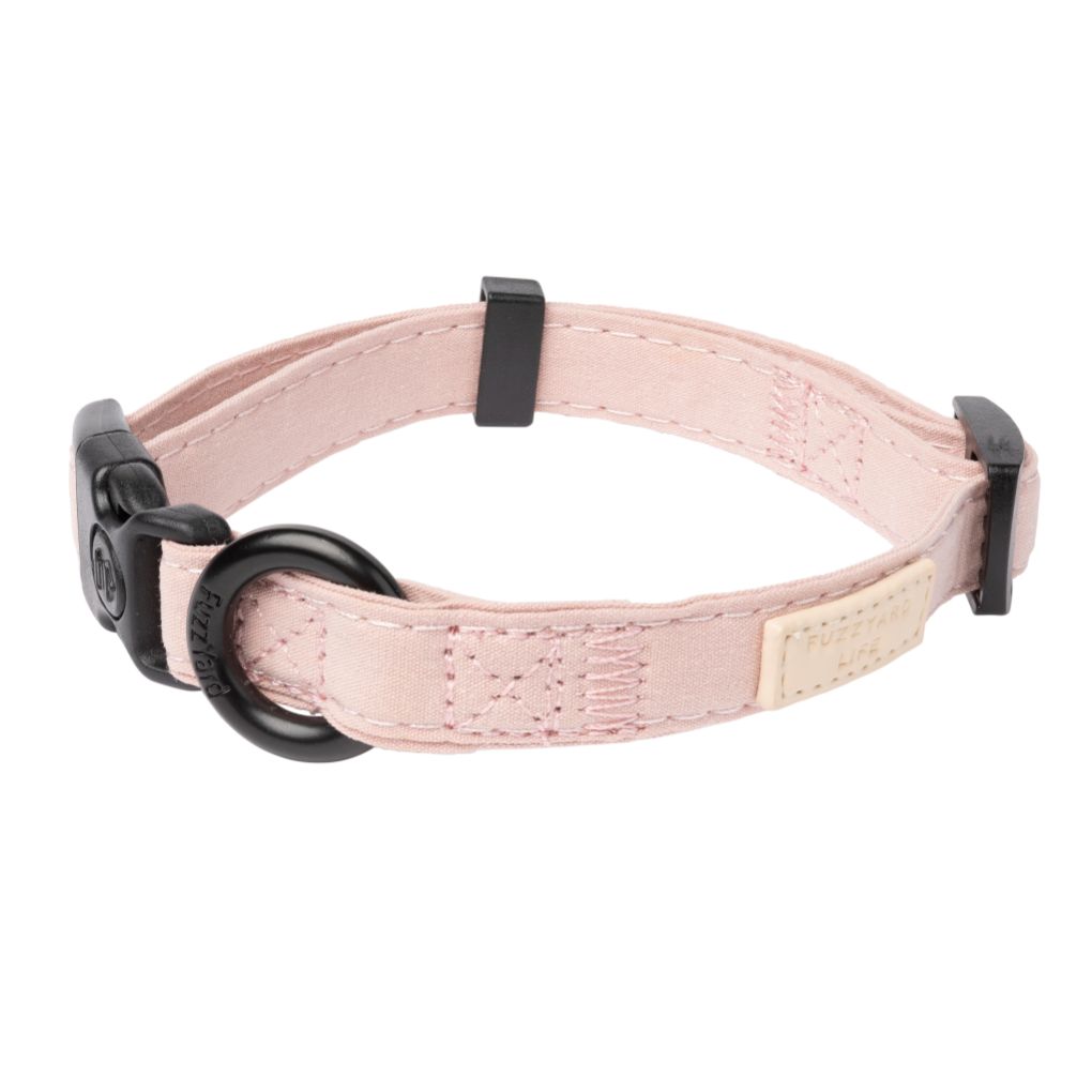 Fuzzyard Life Dog Collar Soft Blush Small RSPCA VIC
