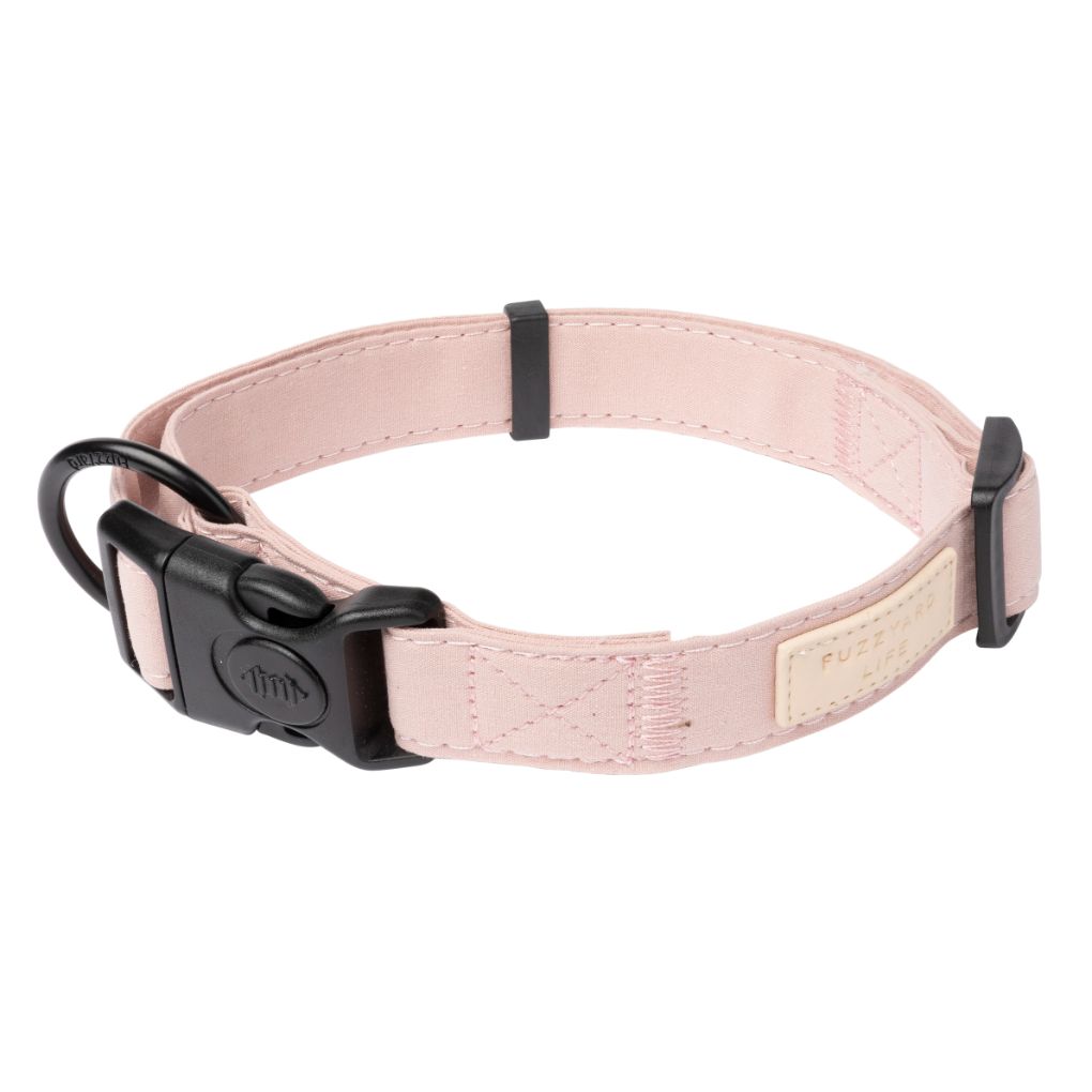 Fuzzyard Life Dog Collar Soft Blush RSPCA VIC