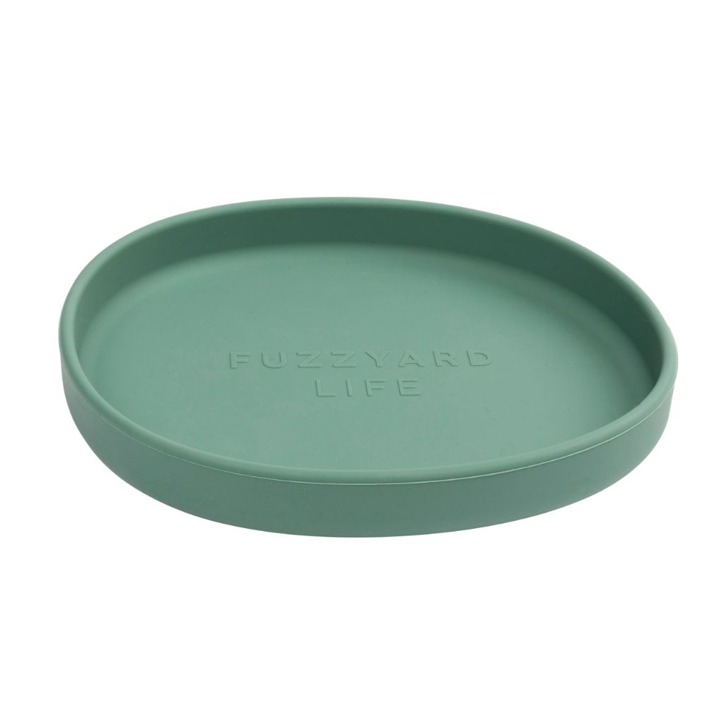 Fuzzyard Life Silicone Cat Dish Myrtle Green - RSPCA VIC