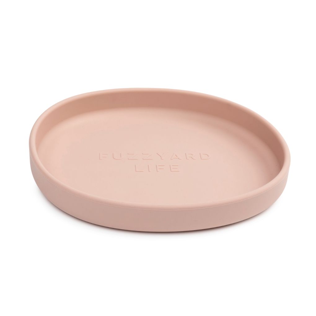Fuzzyard Life Silicone Cat Dish Soft Blush - RSPCA VIC