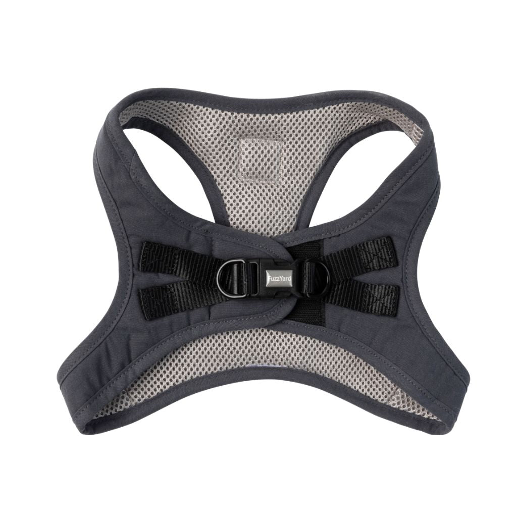 Fuzzyard Life Step In Dog Harness Slate Grey - RSPCA VIC