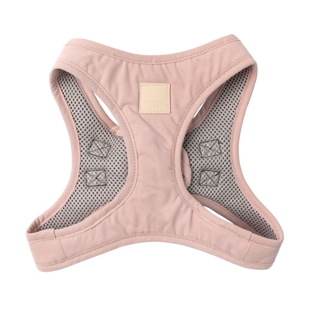 Fuzzyard Life Step In Dog Harness Soft Blush - RSPCA VIC