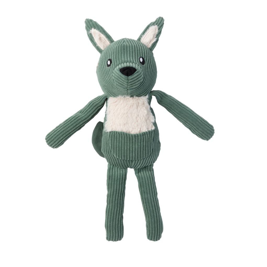 Fuzzyard Life Dog Toy Myrtle Green Kangaroo - RSPCA VIC