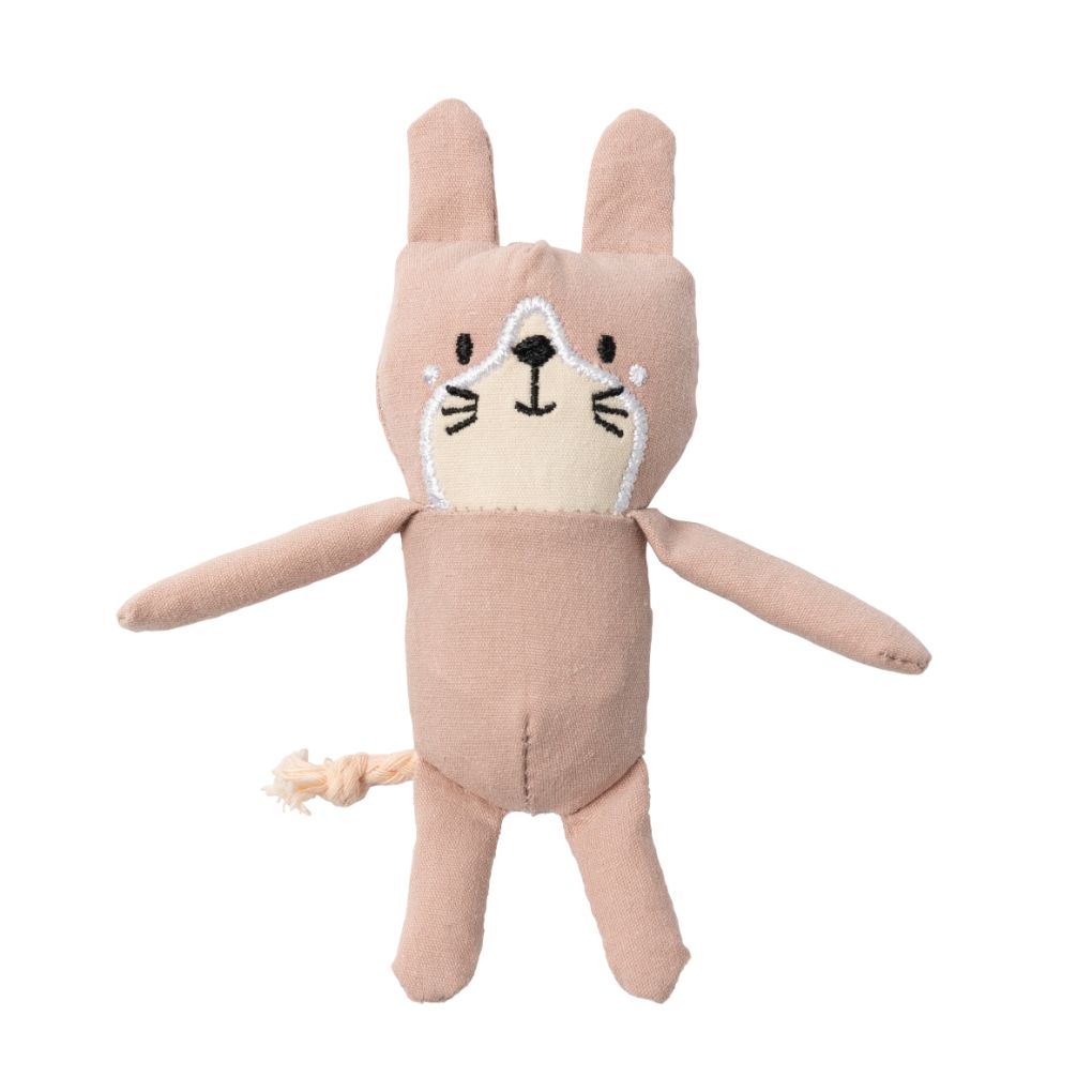 Fuzzyard Life Cat Toy Soft Blush Cat - RSPCA VIC