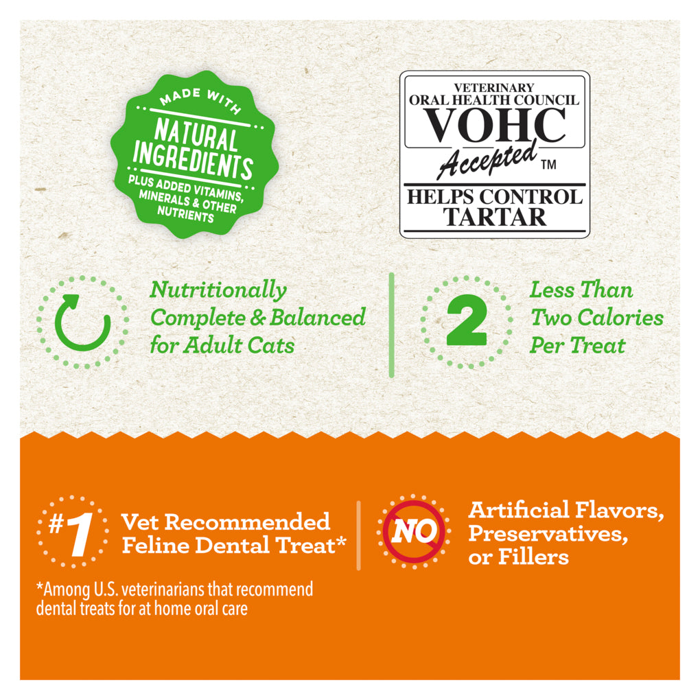 Greenies Dental Cat Treat Roasted Chicken 60g - RSPCA VIC