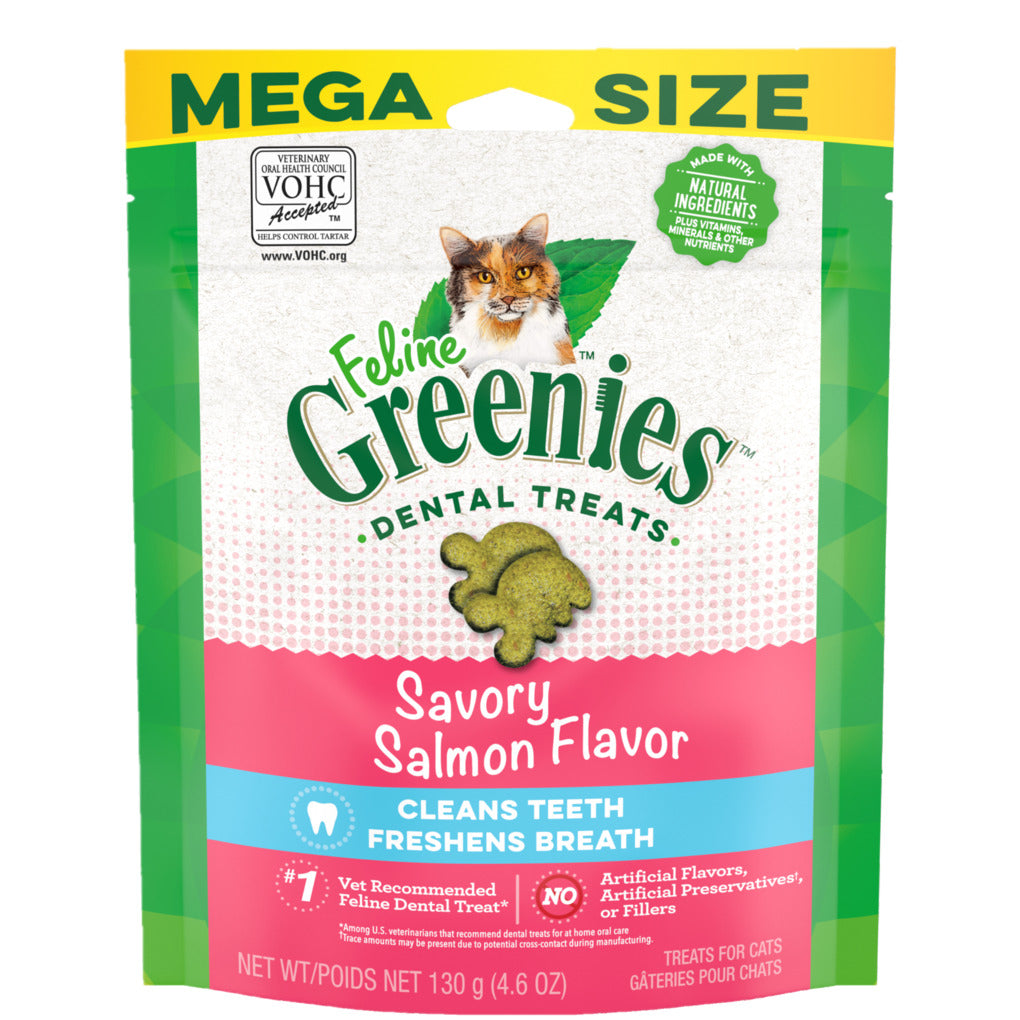 Greenies Savoury Salmon Dental Cat Treats 130g - RSPCA VIC
