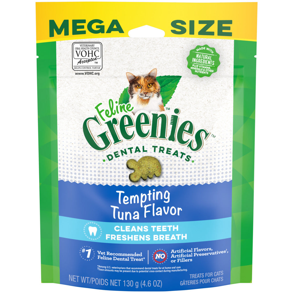 Greenies Tempting Tuna Tuna Dental Cat Treats 130g - RSPCA VIC