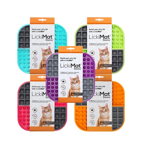 LickiMat Slomo Wet & Dry Double Slow Feeder for Cats - RSPCA VIC