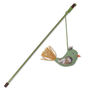 Kazoo Fantail Bird Wand Cat Toy - RSPCA VIC