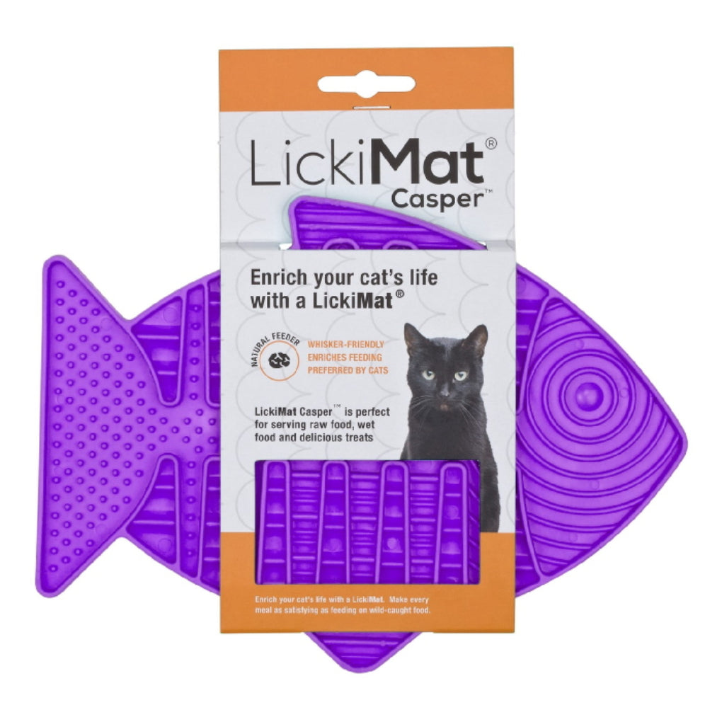 LickiMat Cat Classic Casper Slow Down Feeder/Mat - RSPCA VIC