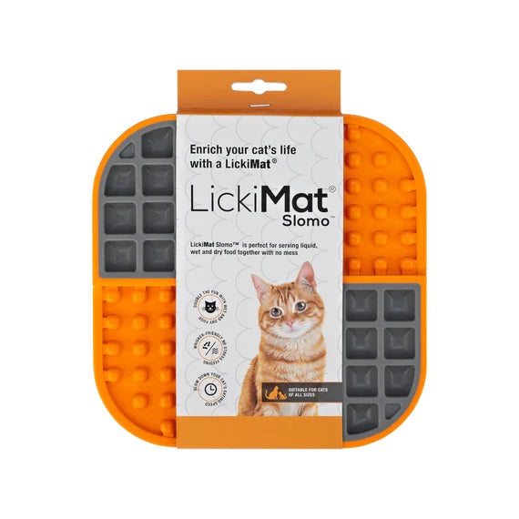 LickiMat Slomo Wet & Dry Double Slow Feeder for Cats - RSPCA VIC