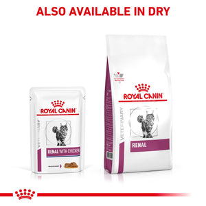 Royal Canin Veterinary Diet Renal with Chicken Pouches - RSPCA VIC