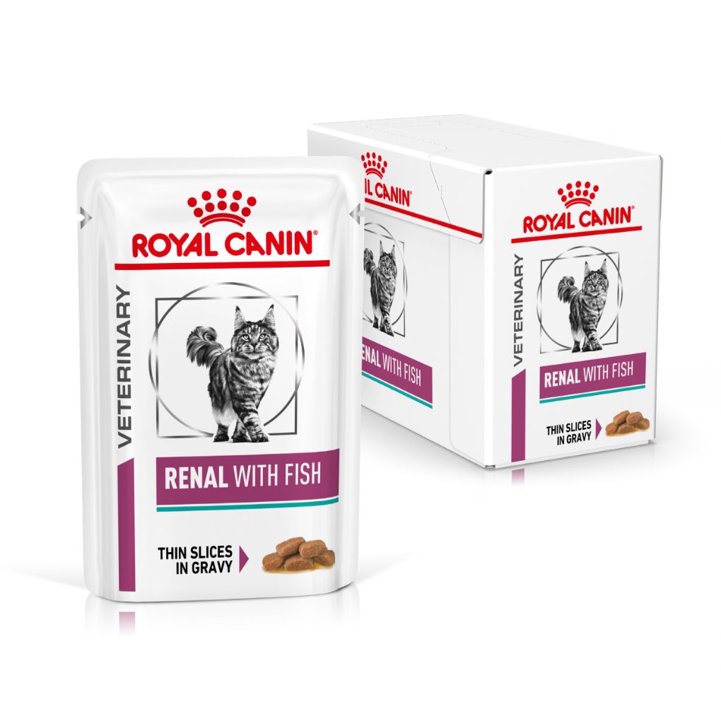 Royal Canin Veterinary Diet Renal with Fish Pouches - RSPCA VIC