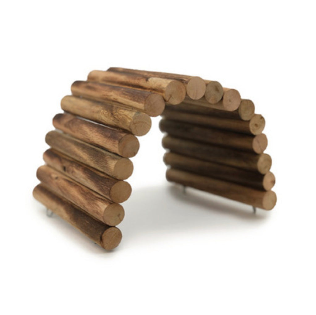 Natural Wood Arch Hideaway - RSPCA VIC