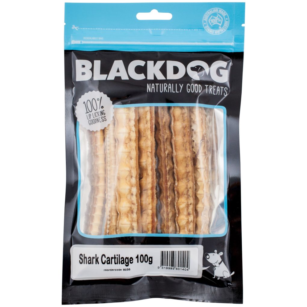 Black Dog  Shark Cartilage Dog Treat 100g - RSPCA VIC