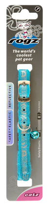 Rogz SparkleCat Collar Turquoise - RSPCA VIC
