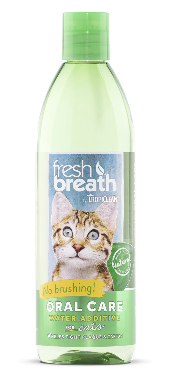 Fresh breath tropiclean store cat