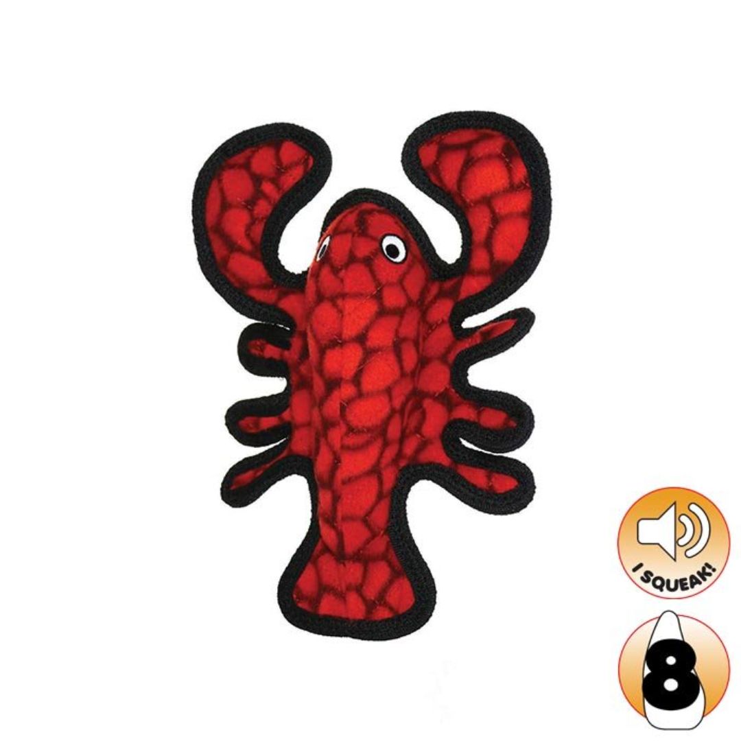 Tuffy SEA CREATURES LARRY LOBSTER Tough Dog Toy - RSPCA VIC