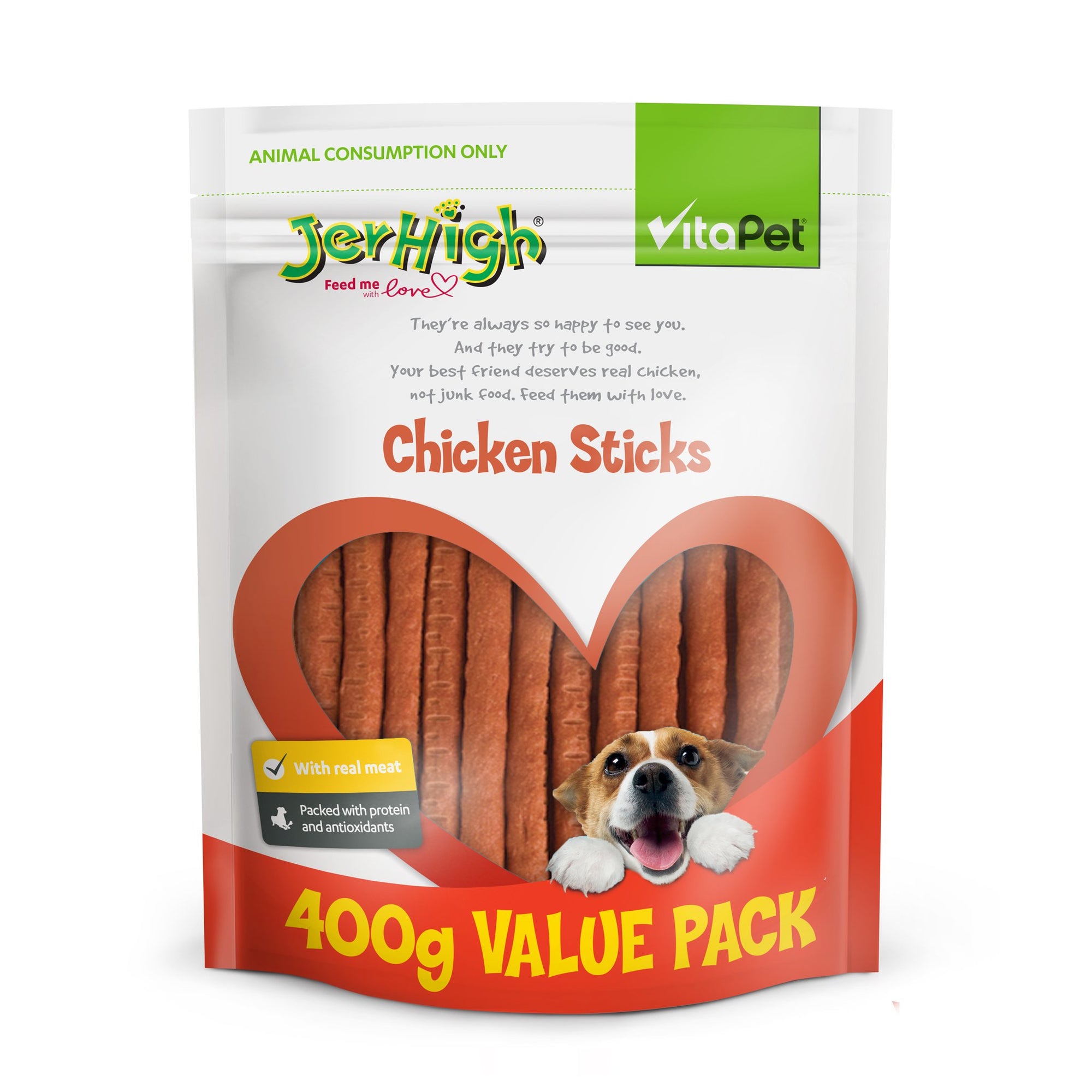 Vitapet Jerigh Chicken Sticks 400g - RSPCA VIC