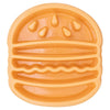 Zippy Paws Happy Bowl Interactive Slow Food Dog Bowl/Feeder - Burger - RSPCA VIC
