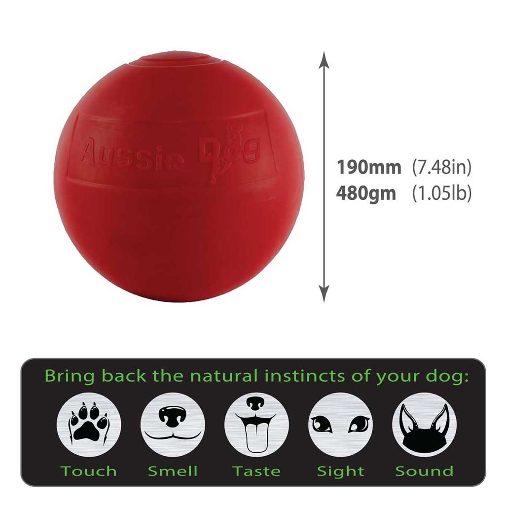 aussie dog enduro ball medium - rspca vic