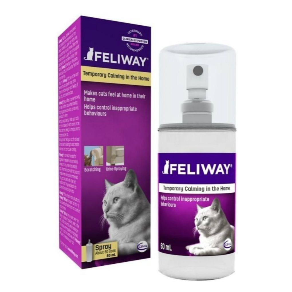 Using feliway best sale to introduce cats