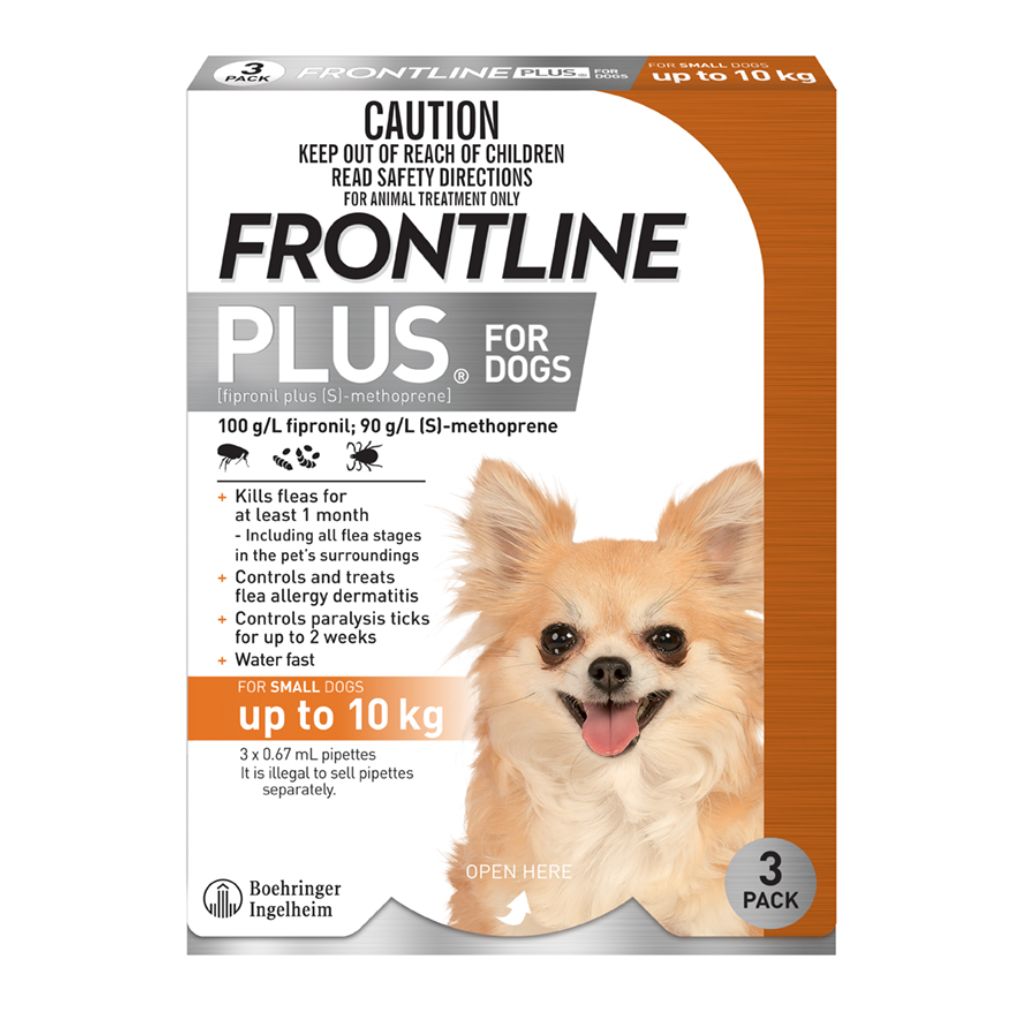 Frontline plus hot sale for dogs orange