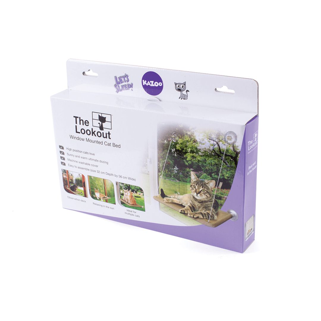 Kazoo Lookout Window Mounted Cat Bed - RSPCA VIC