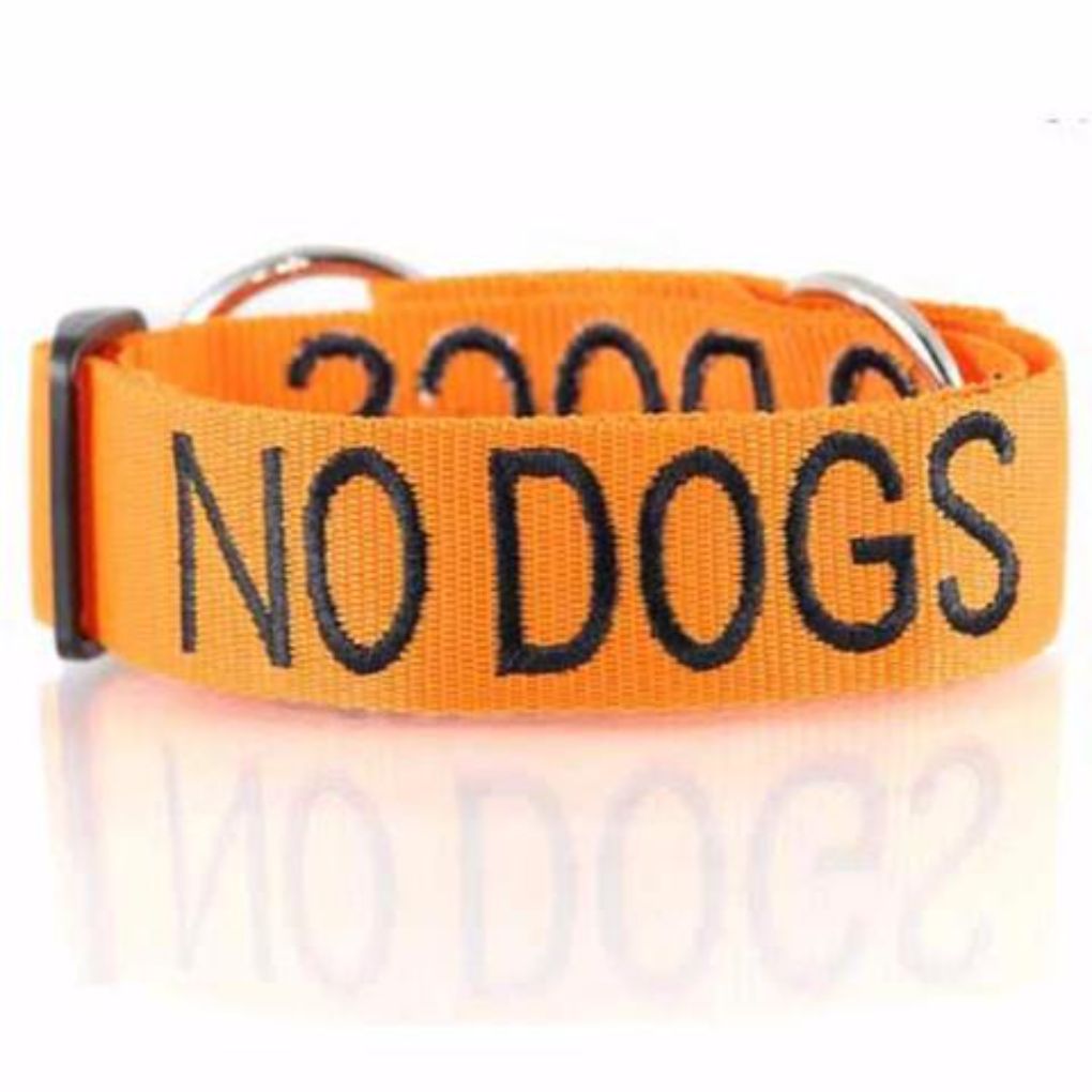Friendly Dog Collars – NO DOGS - L/XXL Semi Slip Collar - RSPCA VIC