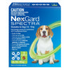 Nexgard Spectra Chews Dog 7.6-15kg Green 3 month