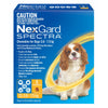 Nexgard Spectra Chews Dog 3.6-7.5kg Yellow 6 month